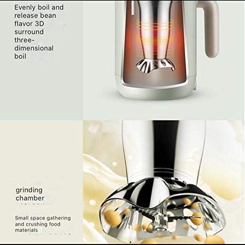 Home Soymilk Machine Automatic Multi-Function Household Intelligent Heating Food Cooker(OneColor)