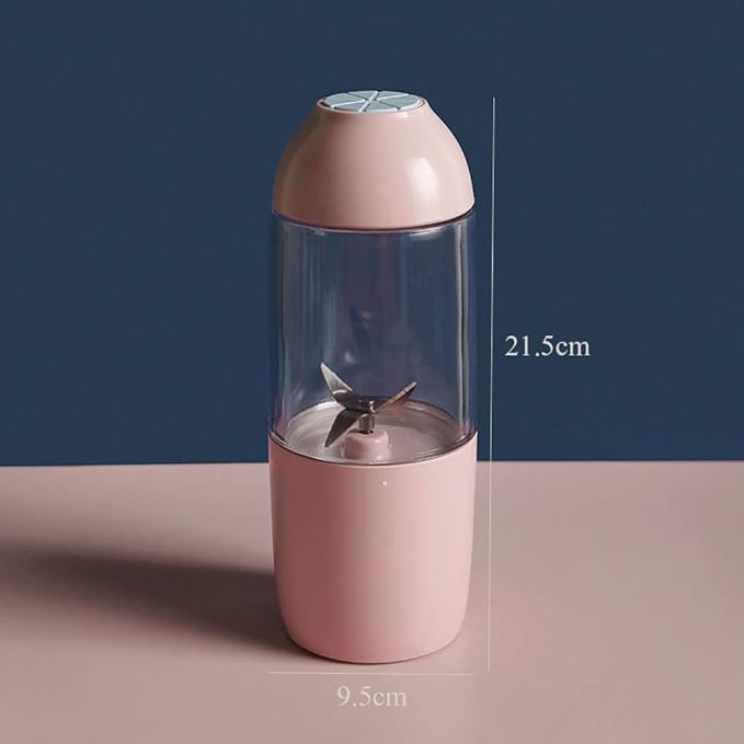 Portable Blender for Shakes and Smoothies Personal Travel Blender for Protein with 4000mAh USB Rechargeable Battery Crush Ice Frozen Fruit and Drinks 380ml Mini Travel Cup (Color : White)