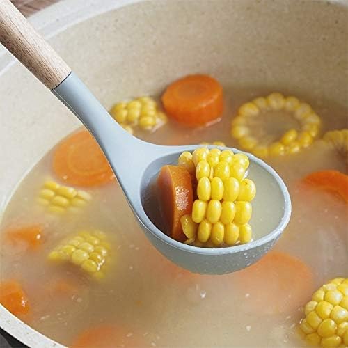 13 in 1 Silicone Wood Handle Heat-Resistant Cooking Cutlery Sets Kitchen Tools with Small Container Cookware Set Cookware Picnic Boiler Cookware
