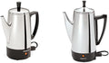 Presto 02822 6-Cup Stainless-Steel Coffee Percolator &amp 02811 12-Cup Stainless Steel Coffee Maker