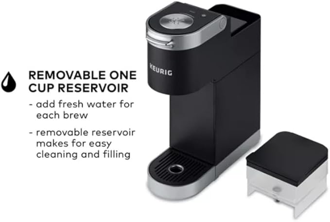 Keurig K-Mini Plus Single Serve Coffee Maker with 5-inch Brewer 6 to 12 Pounds Brew Size K-Cup Pod and Cord Storage (Black)