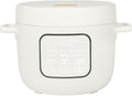 14-Cup Electric Rice Cooker with Automatic Keep Warm and Removable Nonstick Pot for Home Cooking (White)