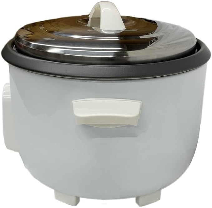 Pantin Commercial Electric Rice Cooker – 25 Cups Raw / 50 Cups Cooked Capacity w/Measuring Cup &amp Scoop – High-Efficiency Large Rice Cooker Commercial Rice Cooker for Restaurants Hotels and Cateri