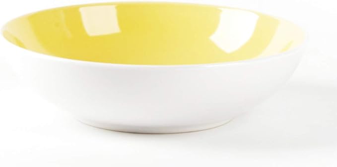 Stoneware Coupe Shape Soup/Pasta Bowl - 8 inch - Set of 6 Very Rose Assorted Colors