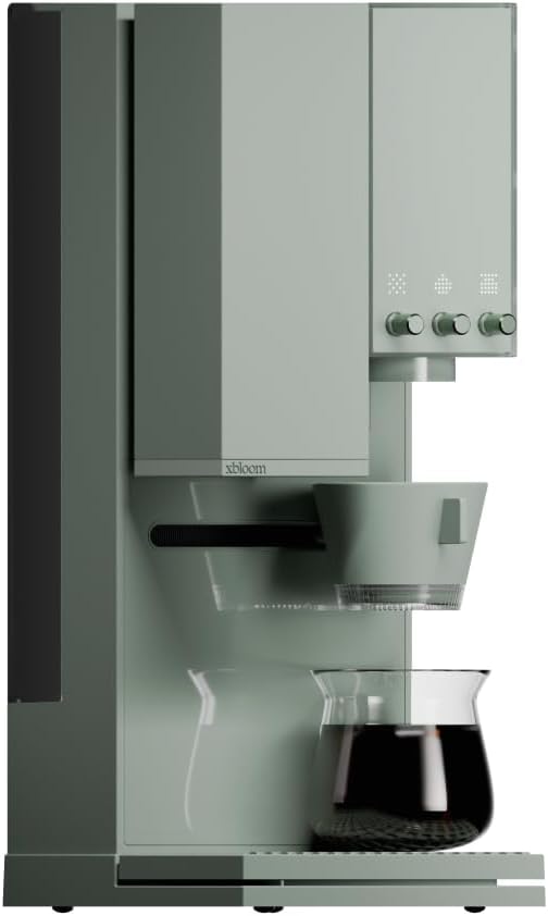 xBloom Studio – The Ultimate Coffee Machine – Drip Coffee Maker with Integrated Grinder Scale and 3 Levels of Automation Sage Green