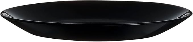 Luminarc Arcopal Zelie Black Glass Dinnerware Set 12 Pieces 4 Seater Black