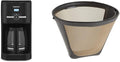 Cuisinart 12-Cup Programmable Coffeemaker Bundle with Gold Tone Filter
