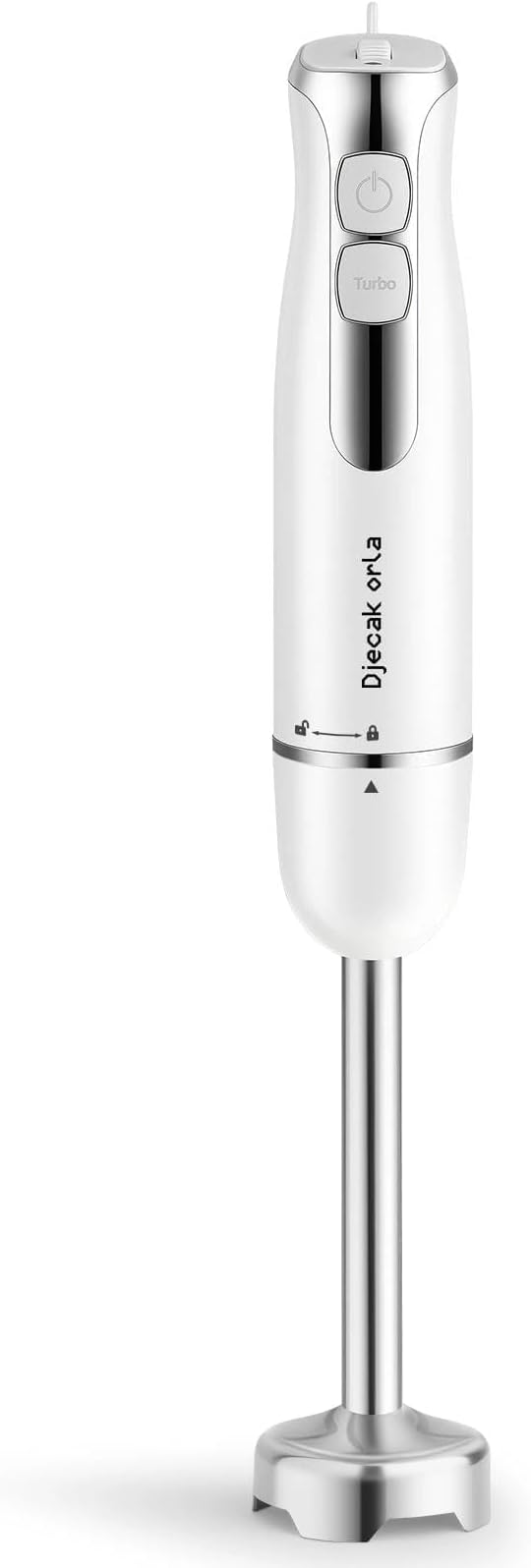 700W Upgraded Blender with 20-Speed Settings Food Processor Emulsion Blender Handheld Milk Frother Handheld Batidora De Mano Electrica for Kitchen Appliances White