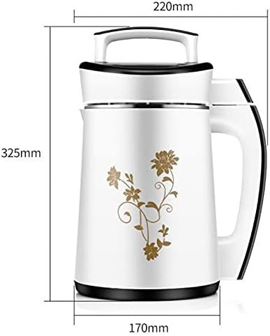 Soymilk Machine Household Soyabean Milk Maker Stainless Steel Filter-Free Heating Soy Beans Milk Juicer Grain Grinding