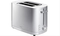 4-Slot Stainless Steel Toaster with Extra Wide 1.5” Slots 7 Toast Settings Defrost &amp Reheat Silver