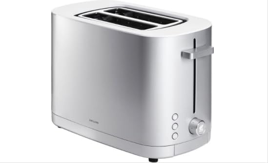 4-Slot Stainless Steel Toaster with Extra Wide 1.5” Slots 7 Toast Settings Defrost &amp Reheat Silver