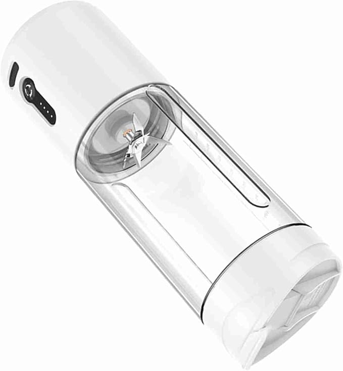 Electric Juicer USB Rechargeable Smoothie Maker Blender Cup with 6 Blades for Travel 4000mAh Battery
