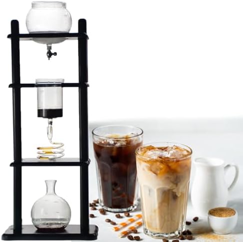 Cold Brew Drip Tower1000ml Cold Brew Coffee Maker Iced Coffee Cold Brew Drip Towerfor Home Coffee Shops Offices