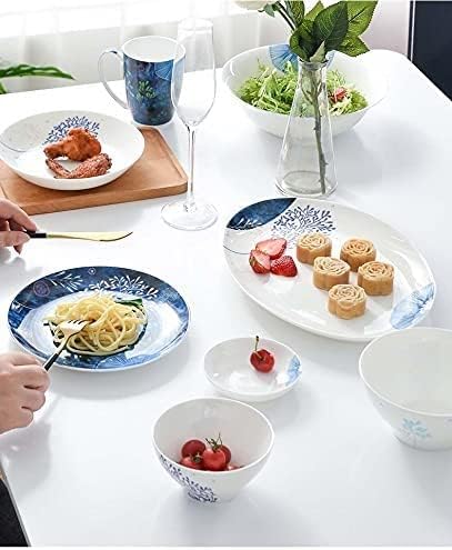 Ceramic Dinnerware Set 32 Piece Kitchen Tableware Dishware Plates Bowls Plate Set