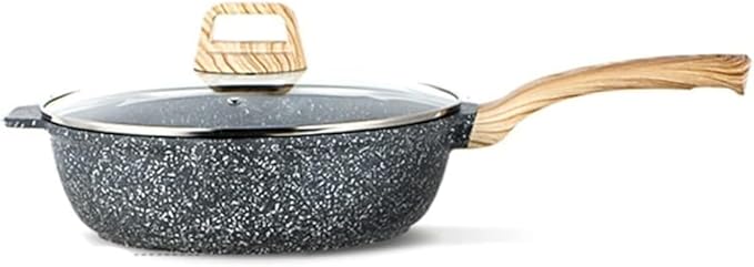 Pots and Pans Set 2 Pieces Cookware Set Frying Pan Wok Set Induction Cooker Smokeless Home Gas Stove Non-Stick Pan Pots and Pans Sets Non Stick