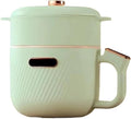 Multifunctional Electric Rice Cooker - Ideal for Dorm &amp Home Use: Noodles Steaming &amp Hot Pot(Color:Green Steamer Style)
