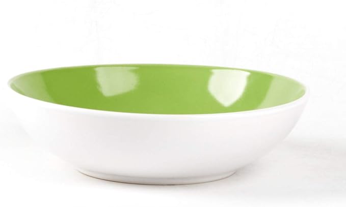 Stoneware Coupe Shape Soup/Pasta Bowl - 8 inch - Set of 6 Very Rose Assorted Colors