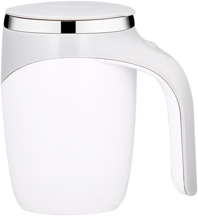 Coffee Blender Cup 380ml Stirring Travel Cup USB Automatic Stirring Coffee Mug with Stirring Physical Cooling for Coffee Milk Hot Chocolate