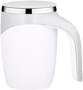 Coffee Blender Cup 380ml Stirring Travel Cup USB Automatic Stirring Coffee Mug with Stirring Physical Cooling for Coffee Milk Hot Chocolate