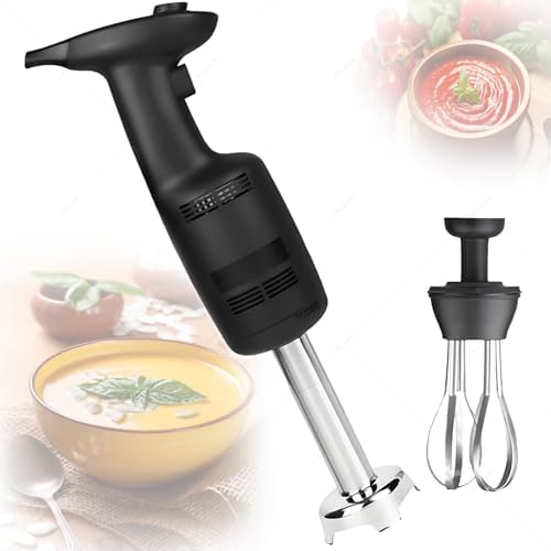 270W Stick Blender 20000 RPM Variable Speed Hand Mixer with Whisk Attachment Ideal for Baby Food Baking &amp Cooking Perfect for Home &amp Restaurant Use