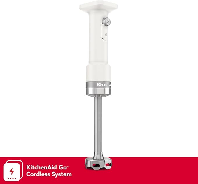KitchenAid Go™ Cordless Hand Blender - battery sold separately KHBRV00 Porcelain White