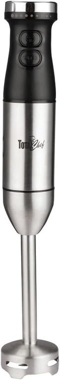 Unknown1 Total Chef Variable Speed Hand Blender with Turbo Boost Watt Grey Plastic Stainless Steel Multiple Speeds