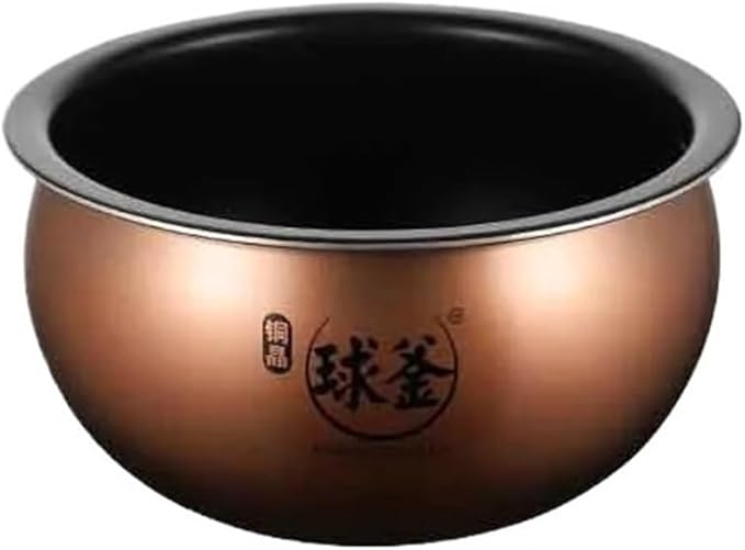 Electric Rice Cooker Inner Pot Compatible for SUPOR Electric Pressure Cooker Inner Pot 2.5L/3L/4L/5L/6L Non Stick Pot Inner Pot (Multiple Kind 28 (Spherical Inner Pot 5L))