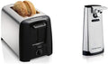 Hamilton Beach 2 Slice Toaster with Extra Wide Slots and Electric Automatic Can Opener Bundle