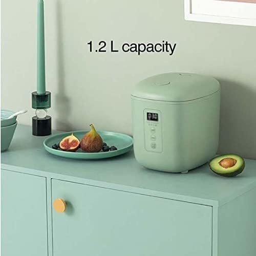 Rice Cooker Electric Rice Cooker Portable Multicooker Intelligent Appointment Cooking Pot Insulation Food Warmer 1.2L Kitchen Appliance(A)