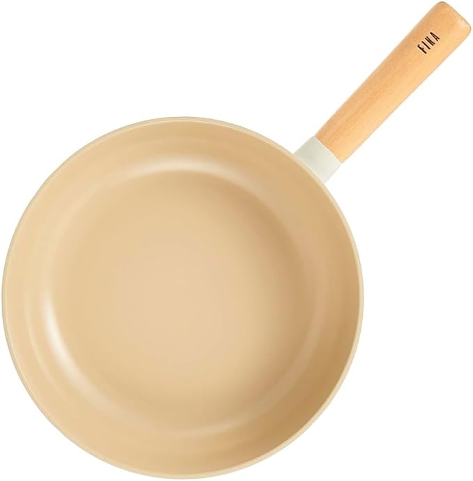 Neoflam FIKA Cookware Set - 9 Frypan 10 Wok Non-Stick Ceramic Coated Pans