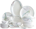 Dinnerware Sets - Luxury Gift Dishes Service Set 30PCS Chinese Style Bone China Dinnerware Set Household Phnom Penh Ceramic Bowl Dishes Plate Service for 3
