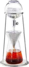 Iced Coffee Cold Brew Drip Coffee Maker for Home Office Iced Coffee Maker with Adjustable Water Flow Fits Most Coffee Pots