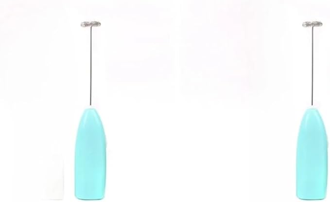Milk Foamer Coffee Whisk Mixer Blender Egg Beater Mini Frother Handle Stirrer Maker Cooking Tools(Blue 2pcs)