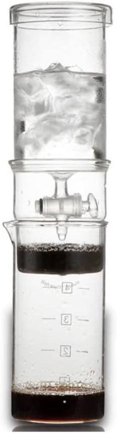 Glass Coffee Ice Drip Maker Adjustable Ice Brew Coffee Maker Household Ice Brew Coffee Maker Household Coffee Maker 400ML