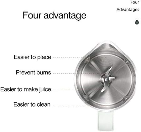 Soymilk Machine Boiled Water Automatic Mini Electric Heating Soya-Bean Milk Juicer Stir Rice Paste Maker Filter-free 350ml(Gray)