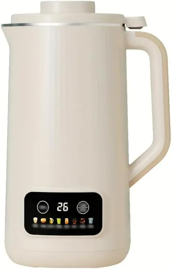 Automatic Nut Milk Maker 42 oz(1200ml) Homemade Almond Oat Soy Plant-Based Milk and Dairy Free Beverages Large Soy Milk Maker Machine with Delay Start/Self Clean White