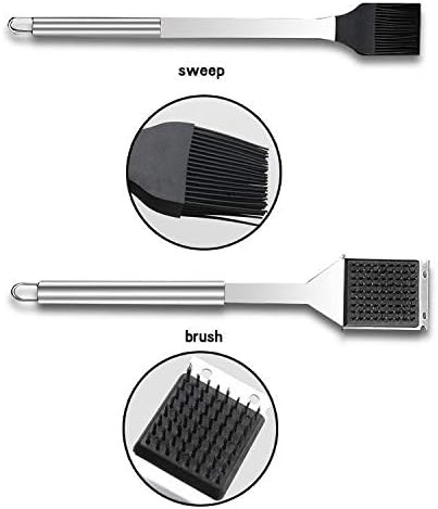 10 in 1 Outdoor Tableware Set Camping Barbecue Tableware Picnic Tool Set with Thermometer Cookware Set Cookware Picnic Boiler Cookware