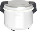 TrueCraftware- 30 Cup Electric Rice Warmer Stainless Steel Hinged Lid and Base- Keep Warm Makes Soups Stews Grains Hot Cereals for Commercial Rice Cooker and Warmer