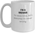 Brewer Mug Gift Ideas For Brewer Birthday Beer Brewer Home Beer Brewer Brewer Novelty Gifts Funny Brewer Coffee Cup