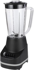 Speed Blender 360W High Power Countertop Blenders for Kitchen 48 Oz Blender Glass Jar for Shakes Ideal for SmoothiesCrush IcePurees1.5L jar Black