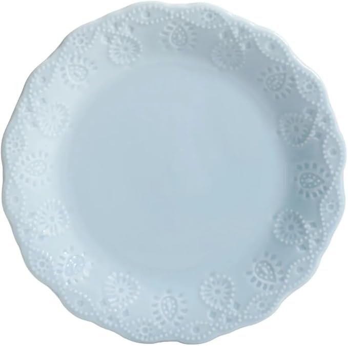 Lace 12-Piece Dinnerware Set Ceramic Tableware Hotel Plate and Bowl Dinner