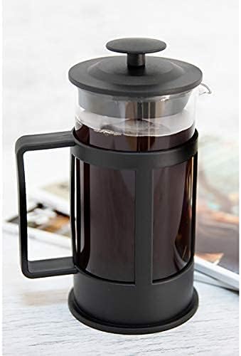 Any Morning Large French Press Coffee Maker Coffee Maker French Press 34 oz Coffee Press Glass French Press For Tea and Travel 16 Cup Coffee Maker For Camping 16 Espresso Cups 34 Oz Black