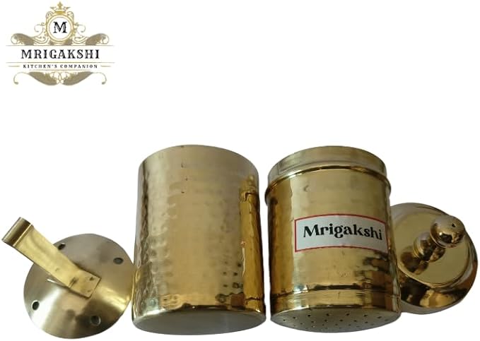 Traditional Brass Filter Coffee Maker Brass South Indian Drip Sytle Decoction Liquid Maker Coffee Filter Vessel Utensil Kumbakonam Degree Coffee Filter For Home 1 Cup