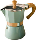 Household Aluminum Coffee Maker Espresso Mocha Lake Green Filter