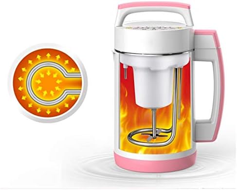 Multifunction Soymilk Machine Stir Rice Paste Maker Stainless Steel Filter-Free Automatic Heating SOYA-Bean Milk Juicer 800W