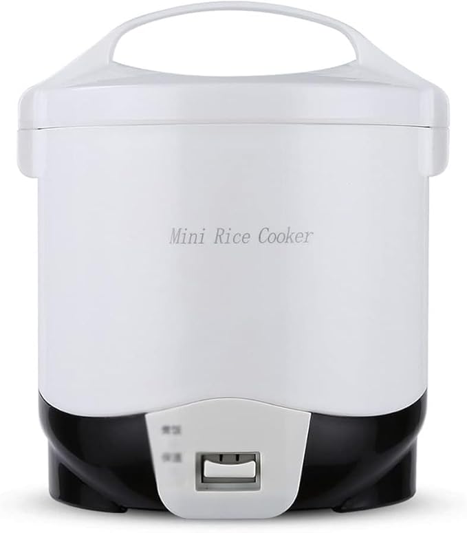 Rice Cooker Quickly Cooking Portable 1.6L Rice Cooker with Removable Non-Stick Inner Pot Truck Cooker for 1-2
