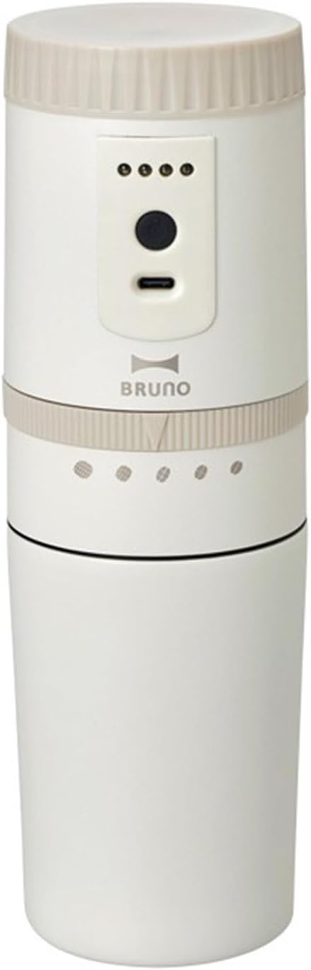 BRUNO Electric Coffee Maker with Mill (Beige) BOE080-BE【Japan Domestic Genuine Products】【Ships from Japan】
