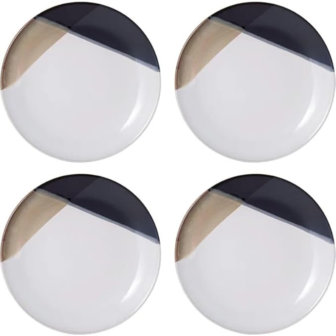 16-Piece Dinnerware Set Service for 4 Assorted Dishes and Plates Sets Family Dinner Party