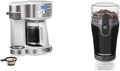 Hamilton Beach 2-Way 12 Cup Programmable Coffee Maker &amp Fresh Grind Electric Coffee Grinder