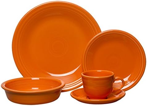 Fiesta 5-Piece Place Setting Tangerine